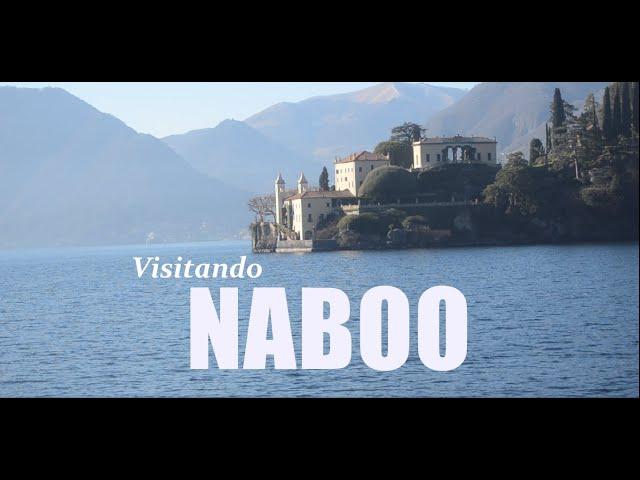 Visitamos el increíble set de rodaje de Naboo (boda Anakin y Padme) - Lago Como - STAR WARS II