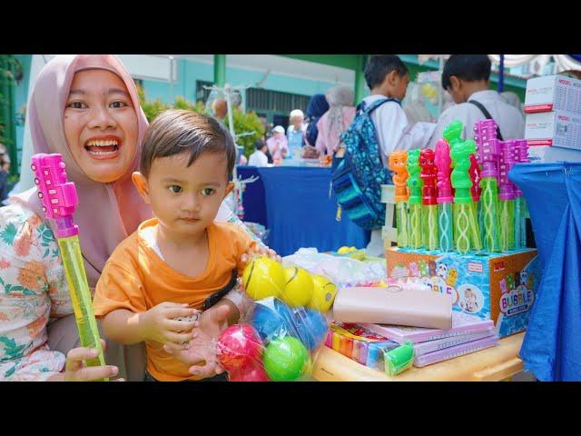 AZAM BELI BUBBLE STIK BALON  DI BAZAR SEKOLAH