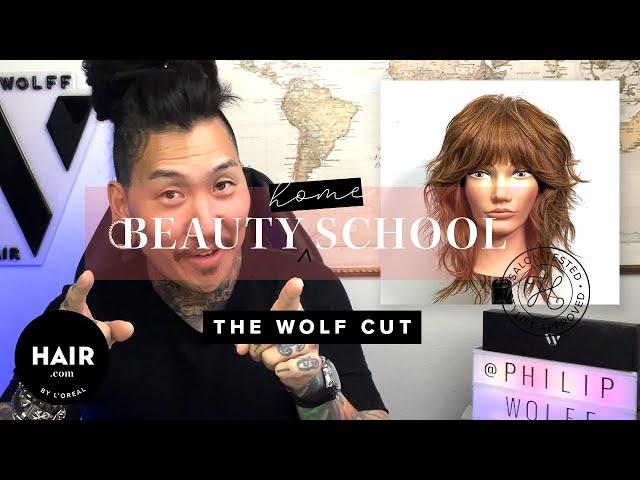 A Pro Stylist Breaks Down The Wolf Cut | Beauty Home School | Hair.com By L'Oreal