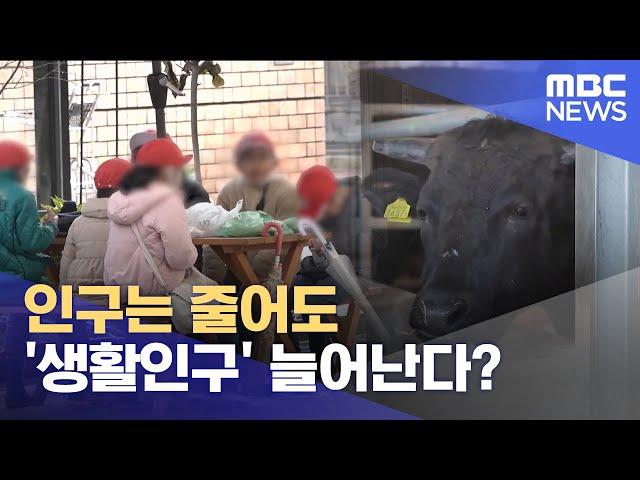 인구는 줄어도 '생활인구' 늘어난다? (2025.06.20/뉴스데스크/전주MBC)