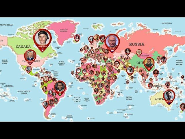 Famous People From Every Country | Data Around The World