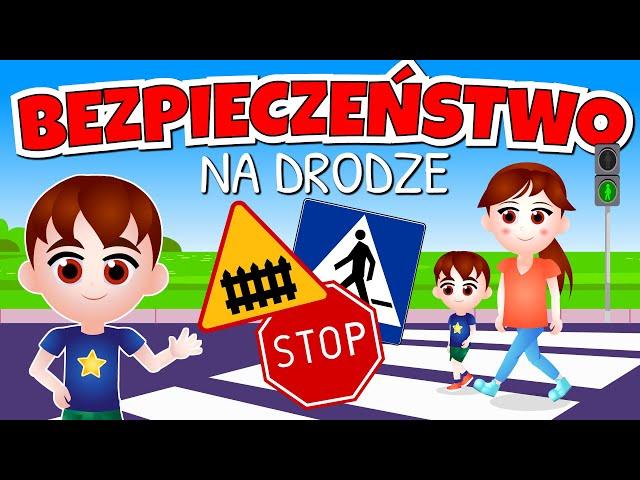 Kazio i BEZPIECZEŃSTWO NA DRODZE film edukacyjny dla dzieci 🟢