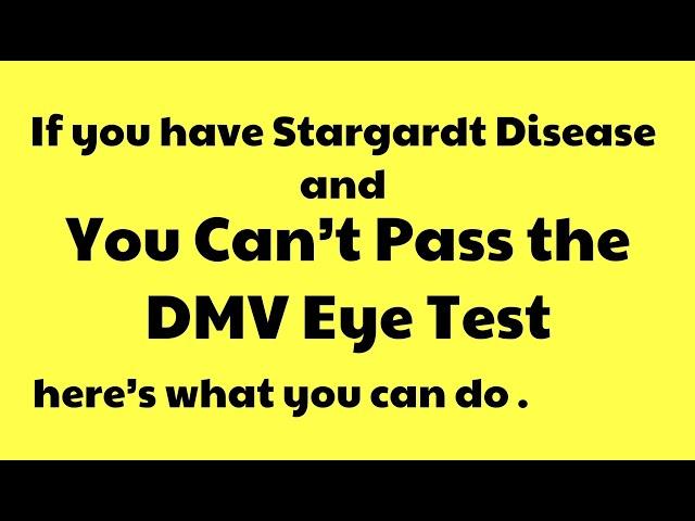 Driving With Stargardt Disease
