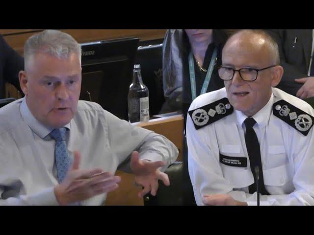 Police boss rattled by MP's dressing-down: ‘You’re wasting my time!’