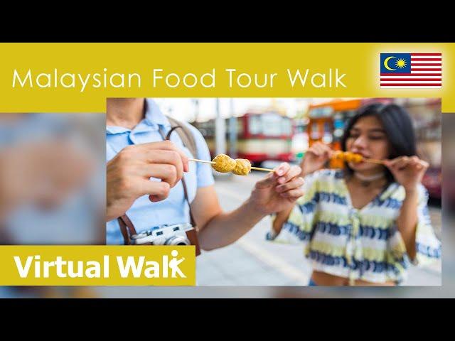 $1 Street Food at Malaysia’s Night Market!  Malaysian Food Tour Walk