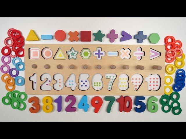 Best Numbers and Counting Learning Toy Video for Toddlers! Teach Kids Numbers, Counting, and More!