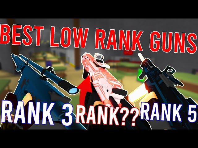 the BEST LOW RANK GUNS in phantom forces!