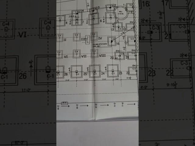 center line plan | column layout plan foundation plan लेआउट प्लान #centerline #layout #footingbuild