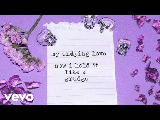 Olivia Rodrigo - the grudge (Official Lyric Video)