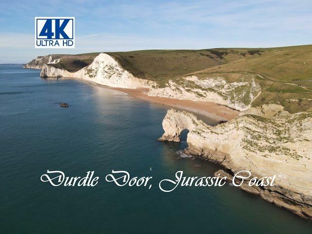 The Beauty of Durdle Door, Jurassic Coast from the Air | 4K Cinematic Drone