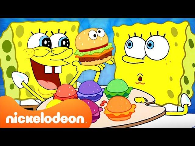 Bob Esponja | 120 MINUTOS de Crangueburguers | Nickelodeon en Español