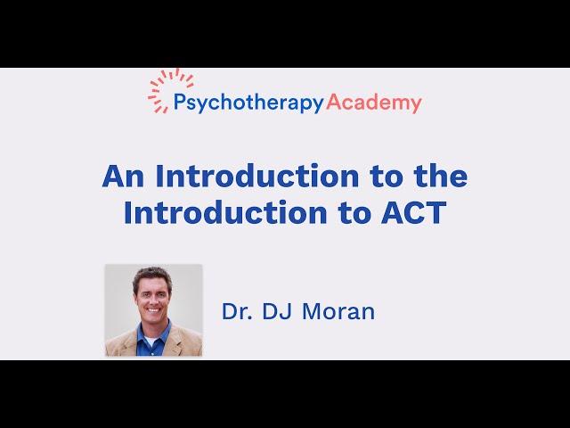 An Introduction to the Introduction to ACT