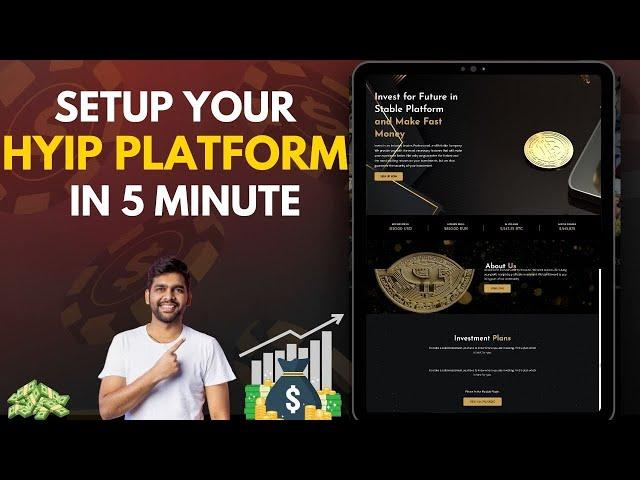 How to Make  Investment Platform HYIP Website 2022  | MLM Investment