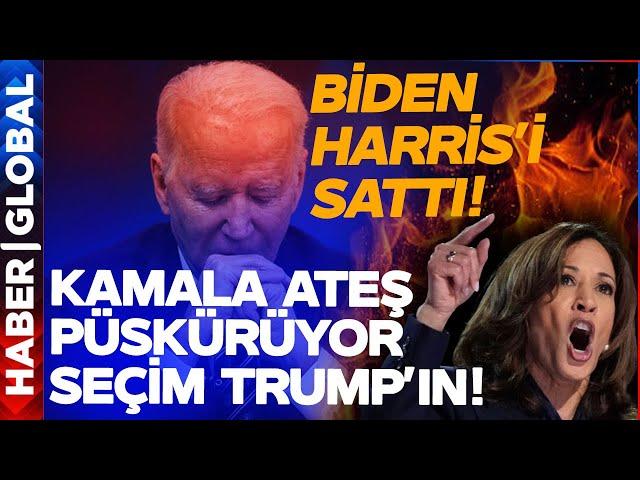 Biden Kamala Harris'i Bitirdi! ABD Seçimlerine Günler Kala Trump'a Büyük Fırsat!