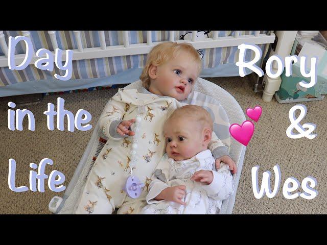 Day in the Life of Reborn Rory and Wesley | Kelli Maple