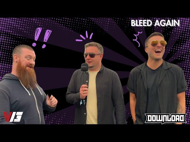 Bleed Again Name Interview with Sam Jones and James Dawson at Download Festival