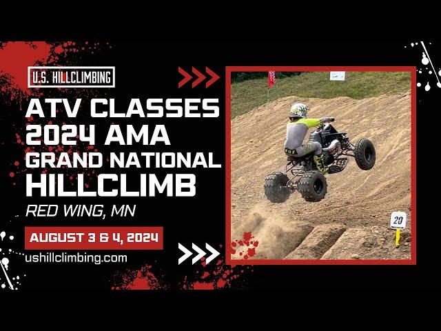 ATV Classes - 2024 AMA Grand National Hillclimb Championship Red Wing, MN