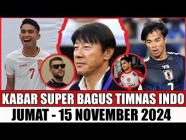 TOP! ALHAMDULILLAH TIMNAS INDO UNTUNG BESAR!! 8 BERITA TIMNAS HARI INI15/11/2024Kabar Timnas