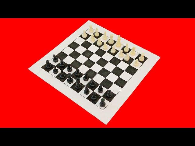 How To Make Chess Board With Cardboard At Home