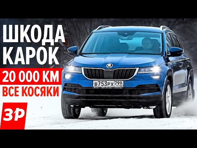 Шкода Карок: расход, клиренс, масложор? / Skoda Karoq обзор, недостатки, тест