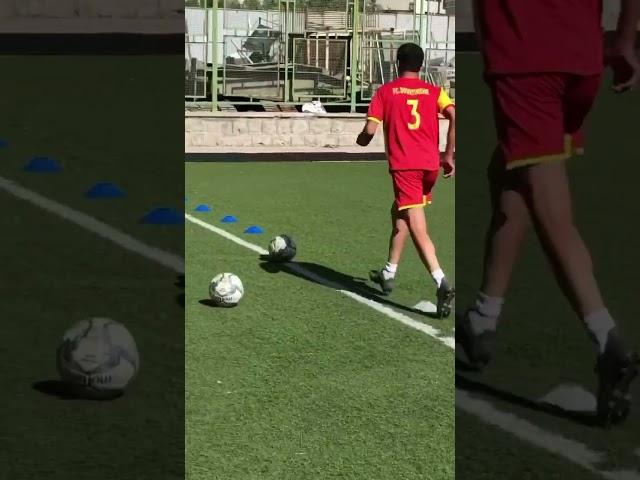 #تمرین #چابکی #دریبلینگ #شوتزنی #football #soccer #agility #dribbling #shooting