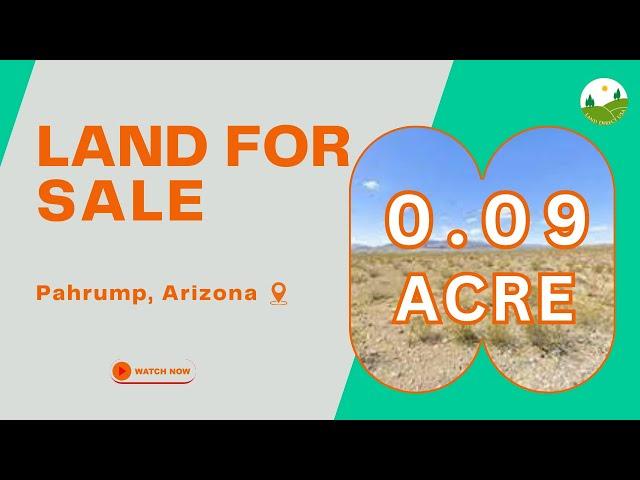 0.09  acre land for sale in Pahrump, Arizona [039-422-04]