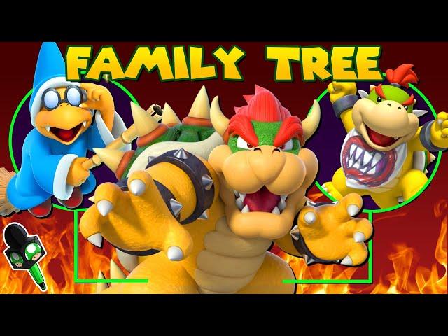 The Bowser Family Tree - The History Of The Koopa King! 