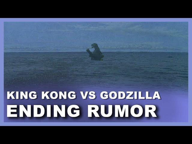 King Kong vs Godzilla (1962) Double Ending Rumor