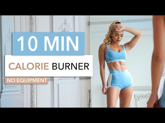 10 MIN CALORIE BURNER - Cardio Workout, not dancy, but very happy I Level: Medium Hard