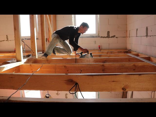 Is it really possible to make Simple Wooden Floors like this? How to build a Cheap House ►8