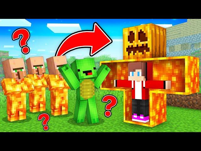 JJ Hide Inside Lava Golem To Prank Mikey in Minecraft (Maizen)