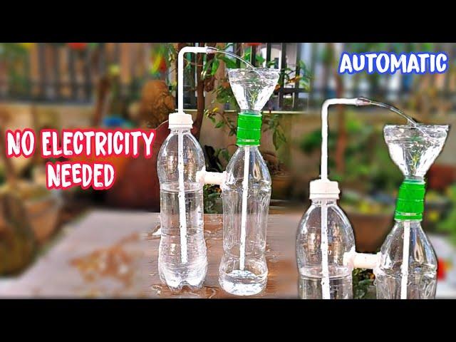 Desktop Fountain Without Electricity With Plastic Bottle