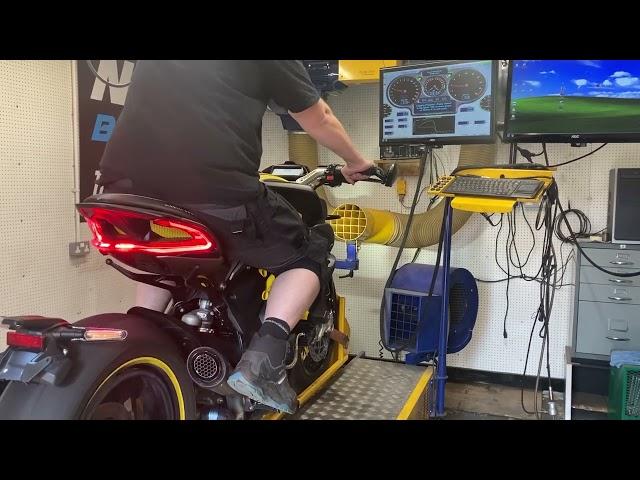 2019 MV AGUSTA BRUTALE 800RR DRAGSTER PIRELLI EDITION - Dyno Run - SC Projects Titanium Exhaust