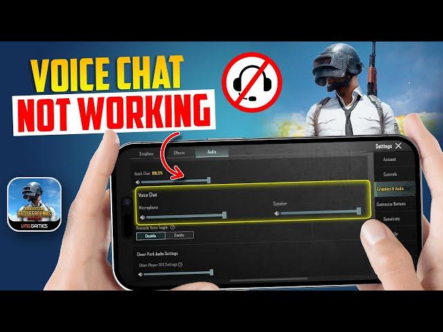 How to Fix PUBG Mobile Voice Chat Not Working on iPhone | PUBG Voice Chat Problem