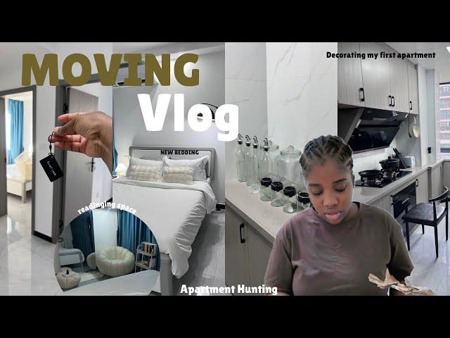 VLOGTOBER 01-MOVING INTO MY FIRST APARTMENT |Apartment hunting in china|tour organization| #china