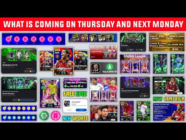 New Update v4.1.0  | New Premium Club Pack | What Is Coming On Thursday & Monday In eFootball 2025