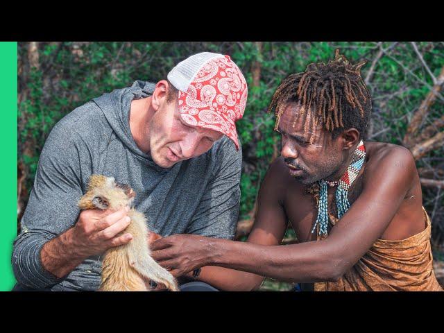 African Tribe Offers Me Monkey Meat!! Three Days with the Hadza Tribe!! (Full Documentary)