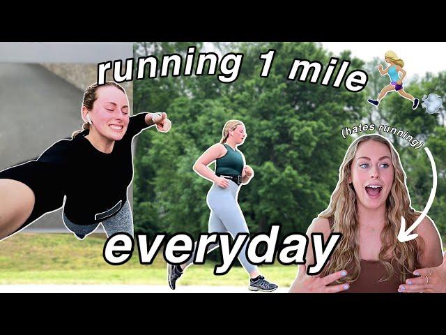 running ONE MILE a day for 30 DAYS *my hardest challenge yet*