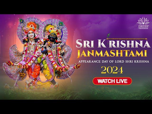 Evening Darshan || Sri Krishna Janmashtami || ISKCON Vrindavan