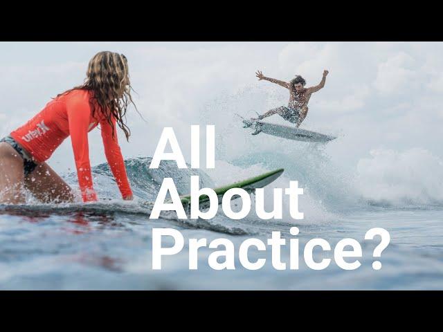 Learning to Surf Better. Is it All About Practice?