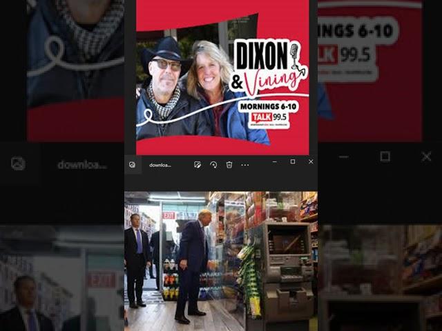 Richard Dixon of Dixon & Vining sniffs me out before I can crap all over Trump.