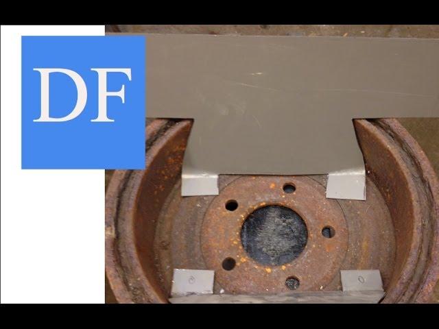Blacksmithing for Beginners -  How To Improve a Brake Drum Forge