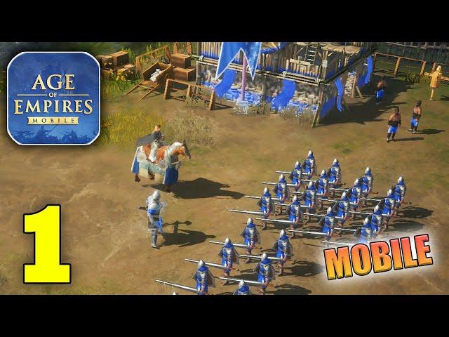 Age Of Empires Mobile Global Launch Gameplay Walkthrough Part 1 (iOS, Android)