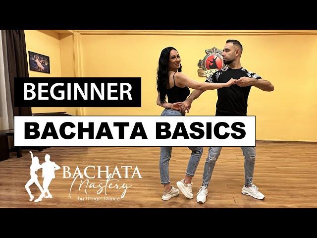  BACHATA BEGINNER BASIC STEPS TUTORIAL | Step by step with explanations and details! 