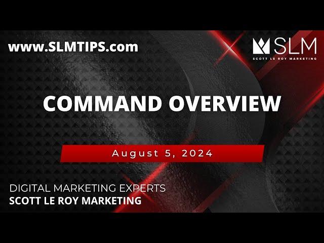 Command Overview 8/5