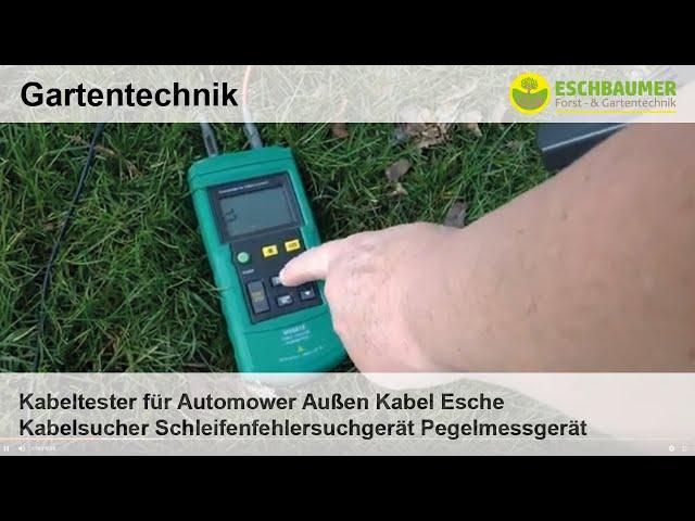 Kabeltester für Automower Außen Kabel Esche Kabelsucher Schleifenfehlersuchgerät Pegelmessgerät