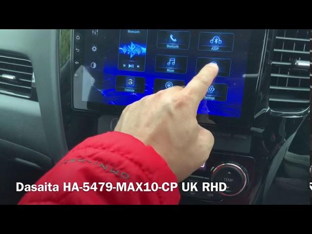 Mitsubishi Outlander PHEV MY16 Dasaita HA-5479-MAX10-CP Android 10 UK RHD