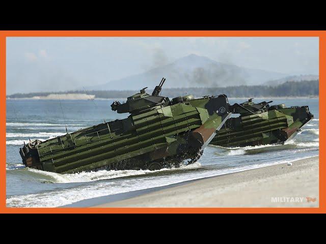 The U.S. Marines AAV7 Amphibious Assault Vehicle Is a Beast