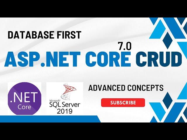 Asp .Net Core MVC Full CRUD Operation Using Database First | .NET CORE CRUD 7 IN URDU / HINDI  