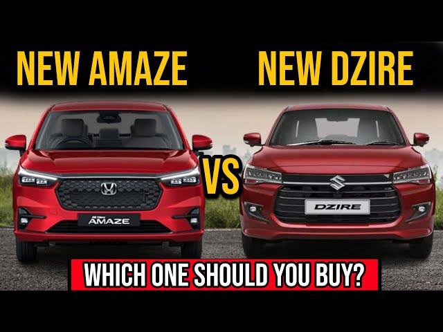 2025 Honda Amaze vs Maruti Dzire ।। Dzire vs Amaze 2025 ।। कौनसी खरीदे?